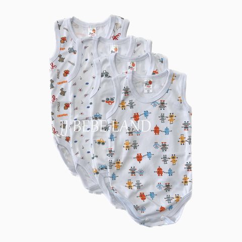 Boy sleeveless onesie style 4419-9-2