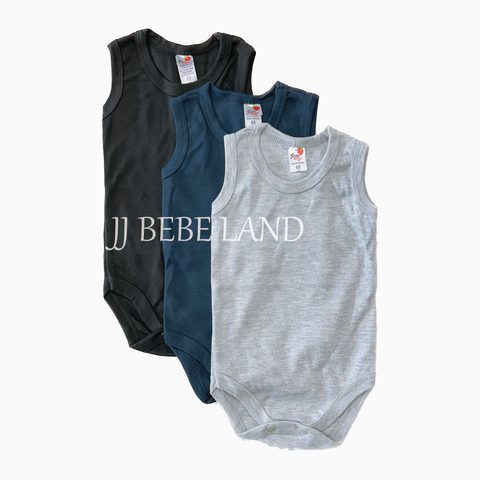 Boy sleeveless onesie style 4419-9-4
