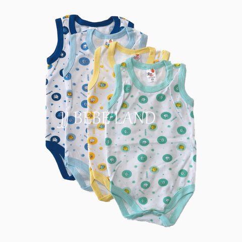 Boy sleeveless onesie style 4419-9-6