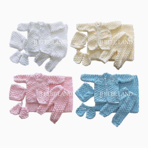 Newborn knit set style Yazmin - 5pcs knit Set